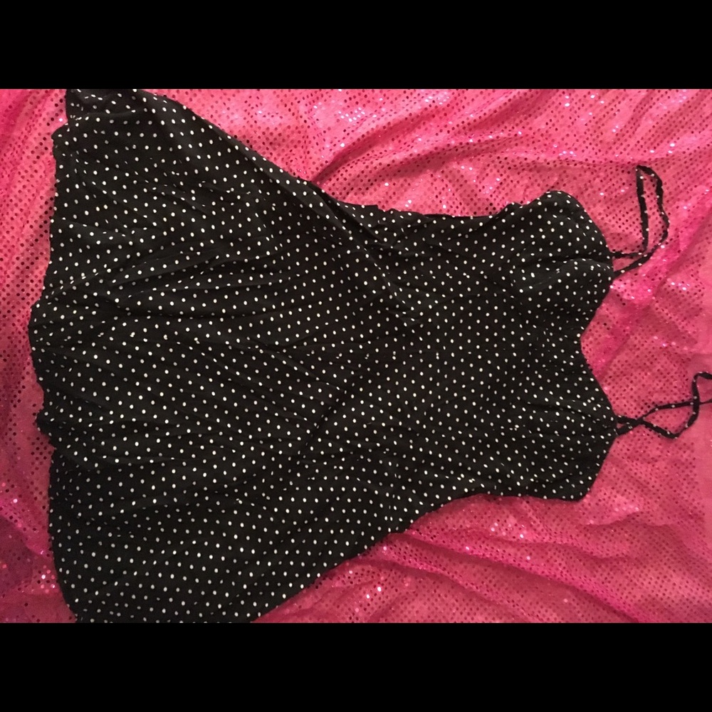 Adorable babydoll polka dot dress